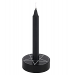 Candle Holder Black Pentagram